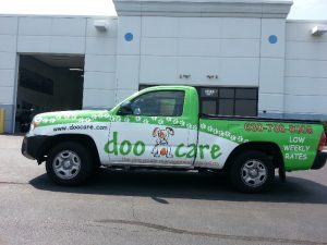 Commercial Truck Wraps doo care drivers 300x225