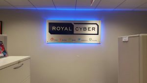 Mississauga Lighted Signs Royal Cyber Indoor Lobby Sign Backlit 300x169